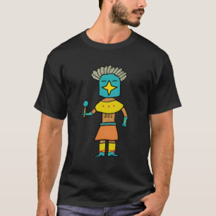 Hopi Doll Blue Star Kachina T-Shirt