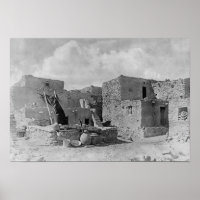 Hopi (Moqui) Indians Snake Kiva Oraibi Pueblo