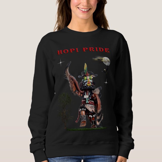 Hopi Native American Sweatshirt (Front)