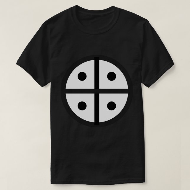 Hopi People Earth Symbol Tuuwaqatsi black cross HD T-Shirt (Design Front)