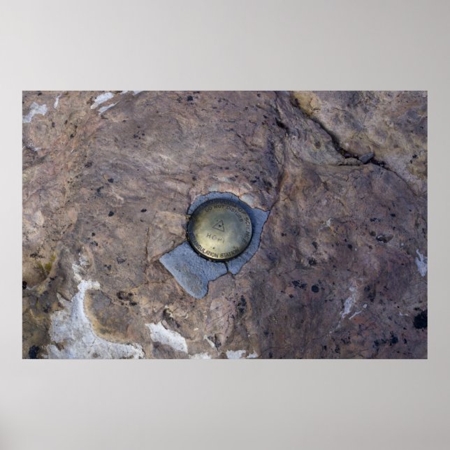 Hopi Point USGS Marker Poster (Front)