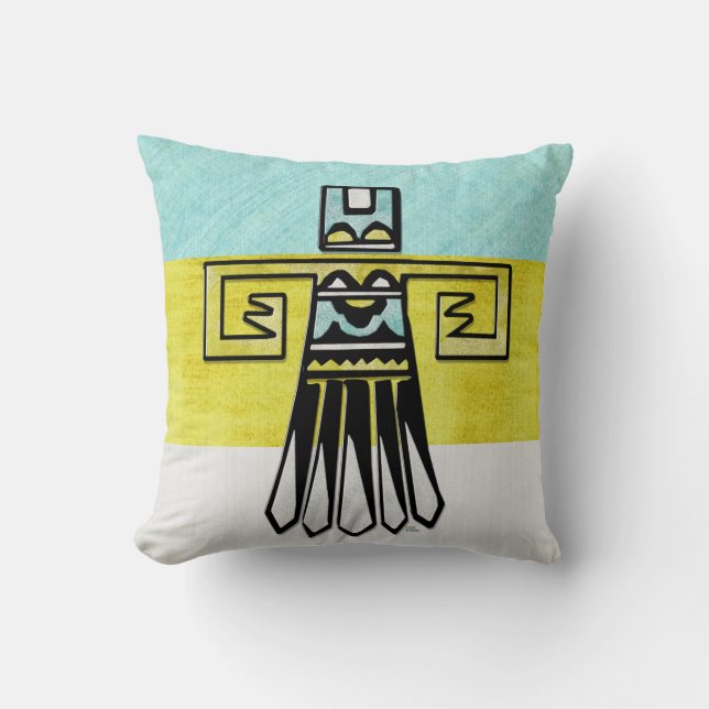 Hopi Pride Native American Tribal Cushion (Front)