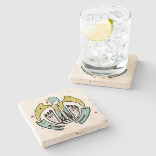 Hopi Pride Native American Tribal Stone Coaster