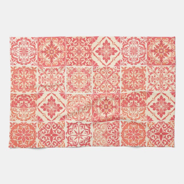Hopia Orange Tea Towel (Horizontal)