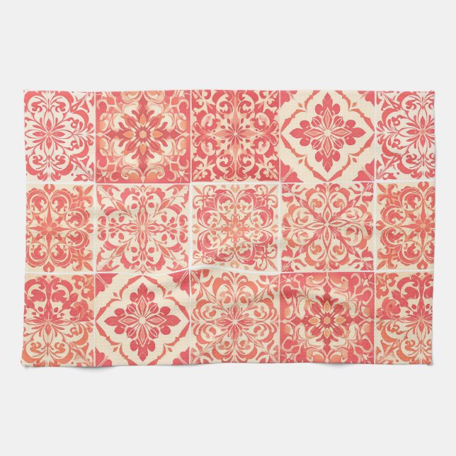 Hopia Orange Tea Towel (Horizontal)