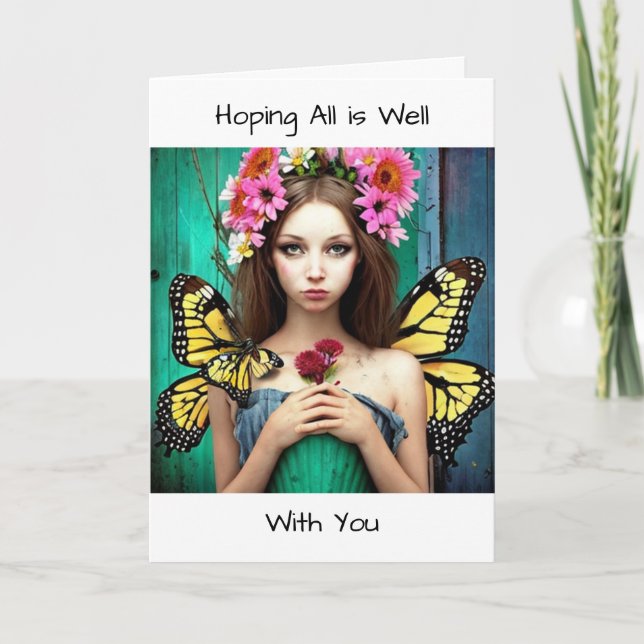 Hoping All is Well With You Card (Front)