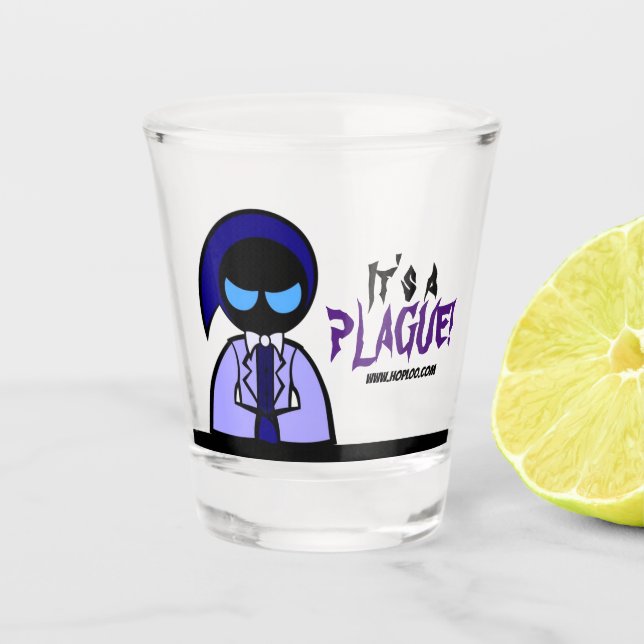 Hoploo Shot Glass (Front)
