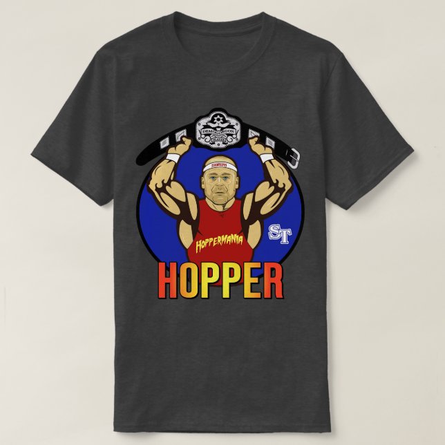Hopper Mania T-Shirt (Design Front)