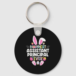Hoppiest Istant Principal Ever Funny Easter Day  Key Ring