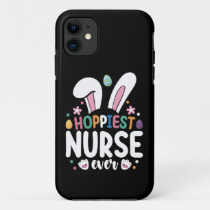 Hoppiest Nurse Ever Easter Bunny Eggs iPhone 11 Case