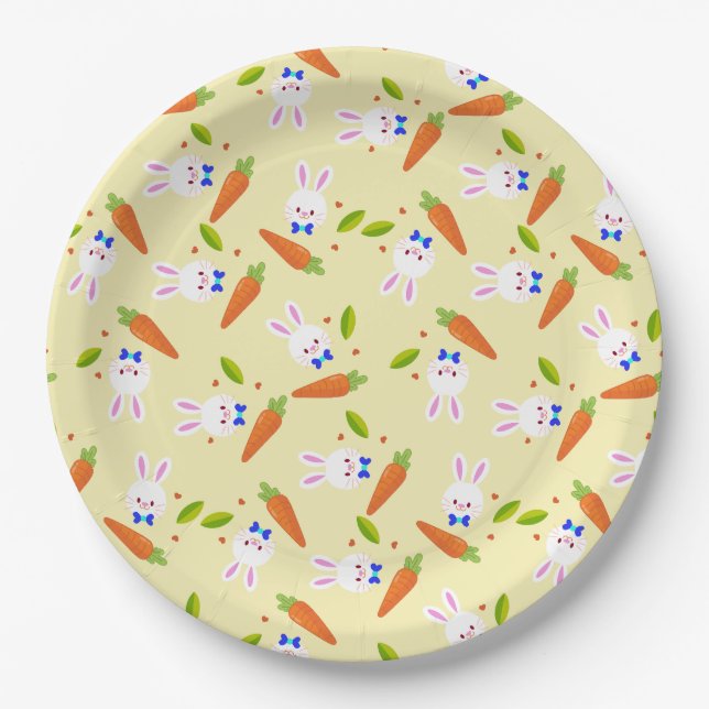 Hoppily Ever After Paper Plate (Front)