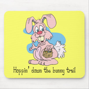 Hoppin' Down the Bunny Trail Mouse Pad