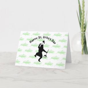 Hoppin' Happy St. Urho's Day Card