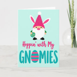 Hoppin With My Gnomies Card