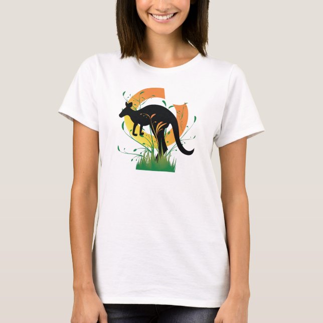 hopping kangaroo T-Shirt (Front)
