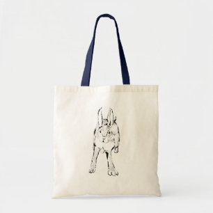 Hopping Rabbit Tote Bag