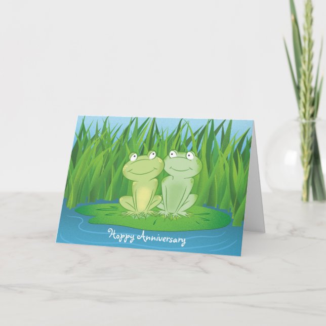 Hoppy Anniversary Card (Front)
