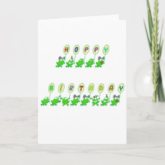 HOPPY BIRTHDAY CARD