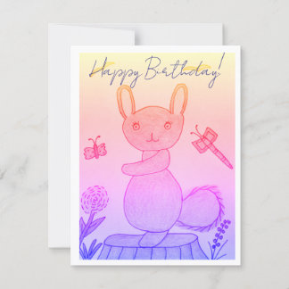 Hoppy Birthday Card