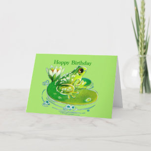 Hoppy Birthday Card (Blank)