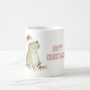 Hoppy Christmas Frog Coffee Mug