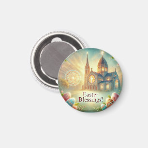 "Hoppy Easter: A Day of Love & Laughter" Magnet