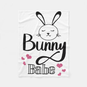 Hoppy Easter, Bunny Be Fleece Blanket