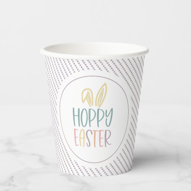 Hoppy Easter Bunny Ears Paper Cups (Front)