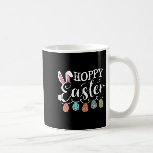 Hoppy easter bunny eggs funny coffee mug