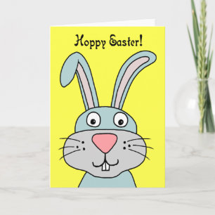 Hoppy Easter Bunny Greeting Card