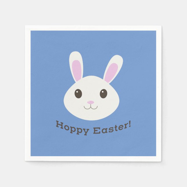 Hoppy Easter Bunny Napkin (Front)