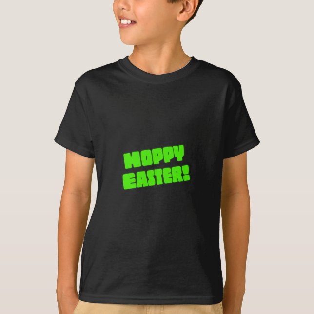 "Hoppy Easter: Celebrate with Fun and Festive Chee T-Shirt (Front)