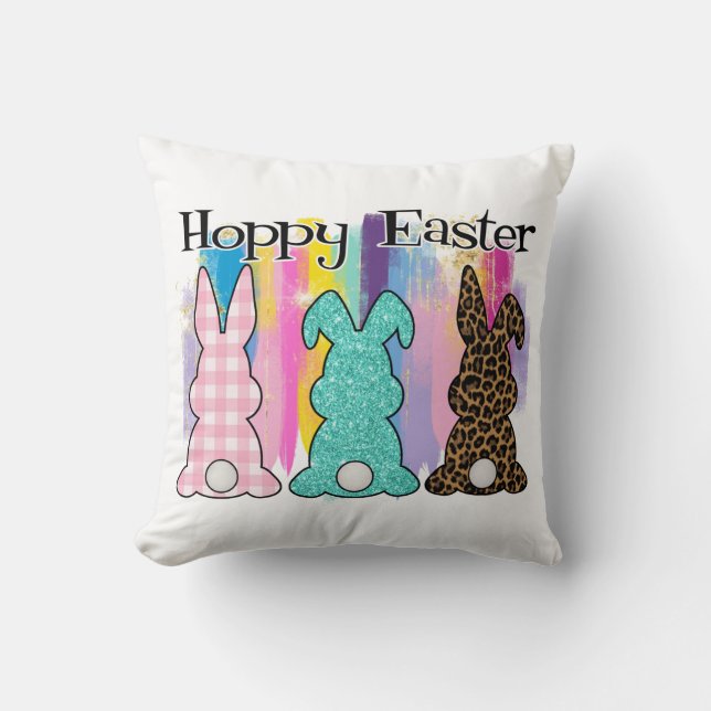 Hoppy Easter Cushion (Front)