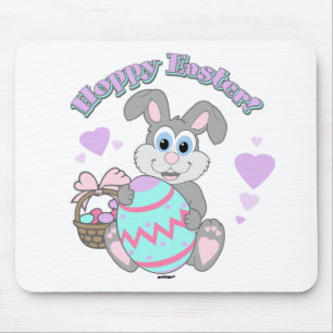 Hoppy Easter! Easter Bunny Mouse Pad
