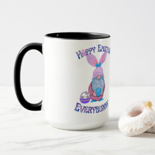 Hoppy Easter Everybunny gnome Mug