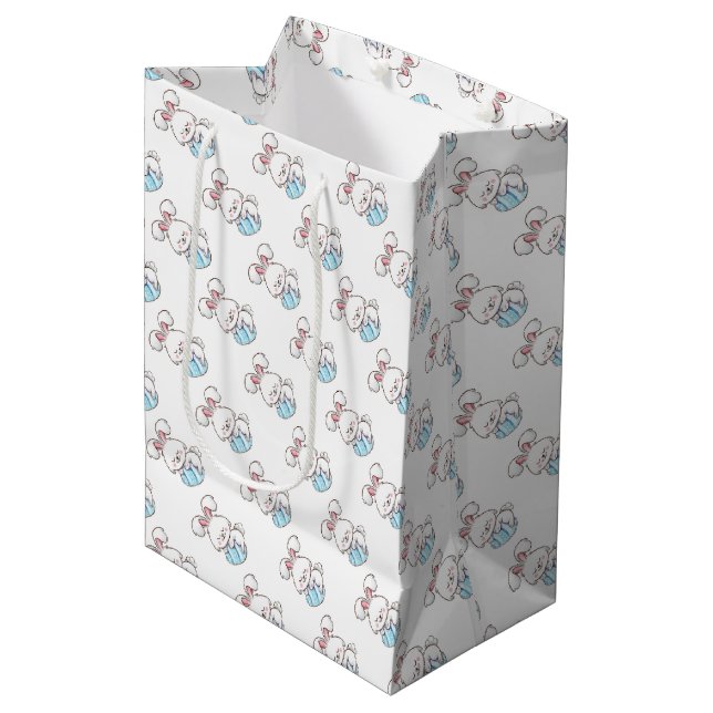 Hoppy Easter Gift Accessories Medium Gift Bag (Front Angled)