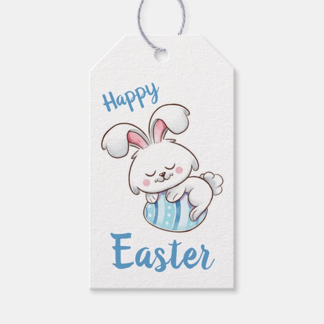 Hoppy Easter Gift Accessories Tags (Front)