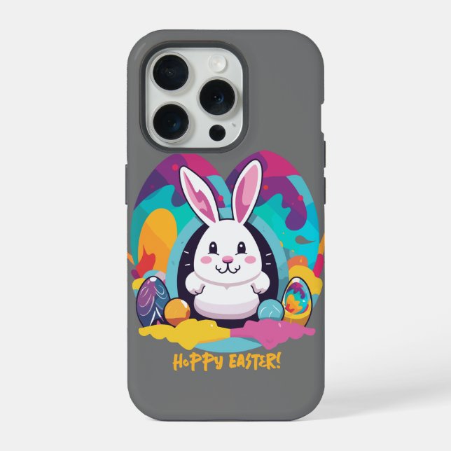 Hoppy Easter! iPhone Case (Back)