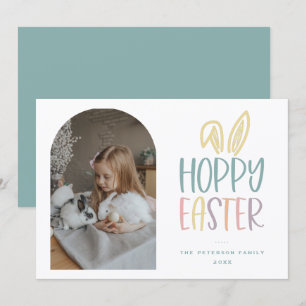 Hoppy Easter Photo Holiday Card