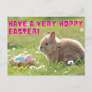 Hoppy Easter Postcard