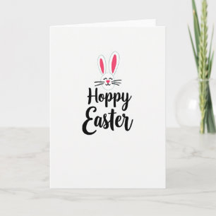 Hoppy Easter Rabbit Head Card
