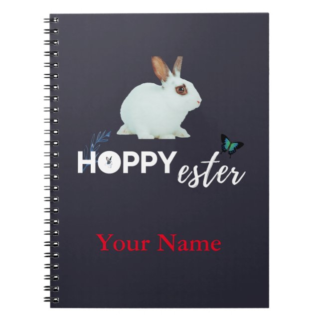 Hoppy Ester Funny Design  Notebook (Front)