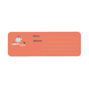 Hoppy Ester Funny Design   Return Address Label