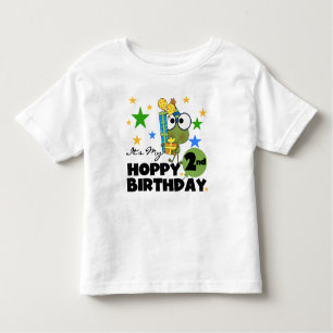 Hoppy Frog 2nd Birthday T-shirts and Gifts