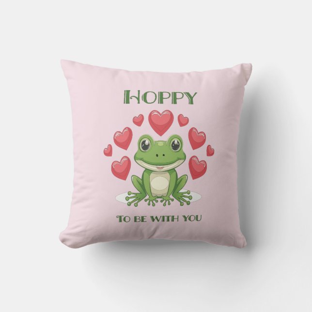 Hoppy.frog Cushion (Front)
