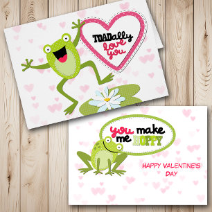 Hoppy Frog TOADally Love You Valentine