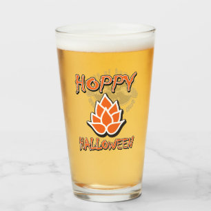 hoppy Halloween Glass