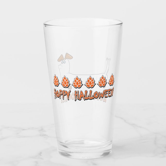 Hoppy Halloween Glass (Front)