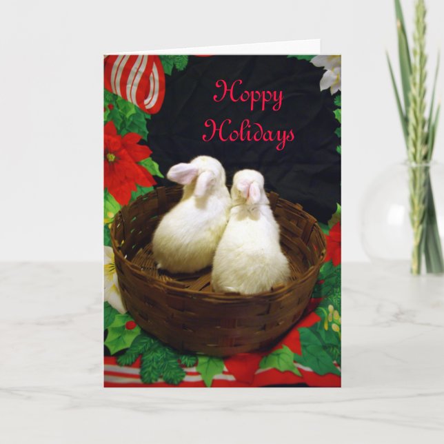 Hoppy Holidays Holiday Card (Front)