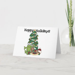 Hoppy Holidays Tshirts and Gifts Holiday Card